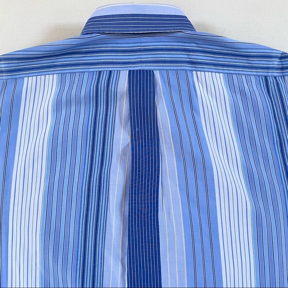 RALPH LAUREN Classic 100% Cotton Stripe Men’s Blaire Shirt, Size Large - Picture 12 of 14